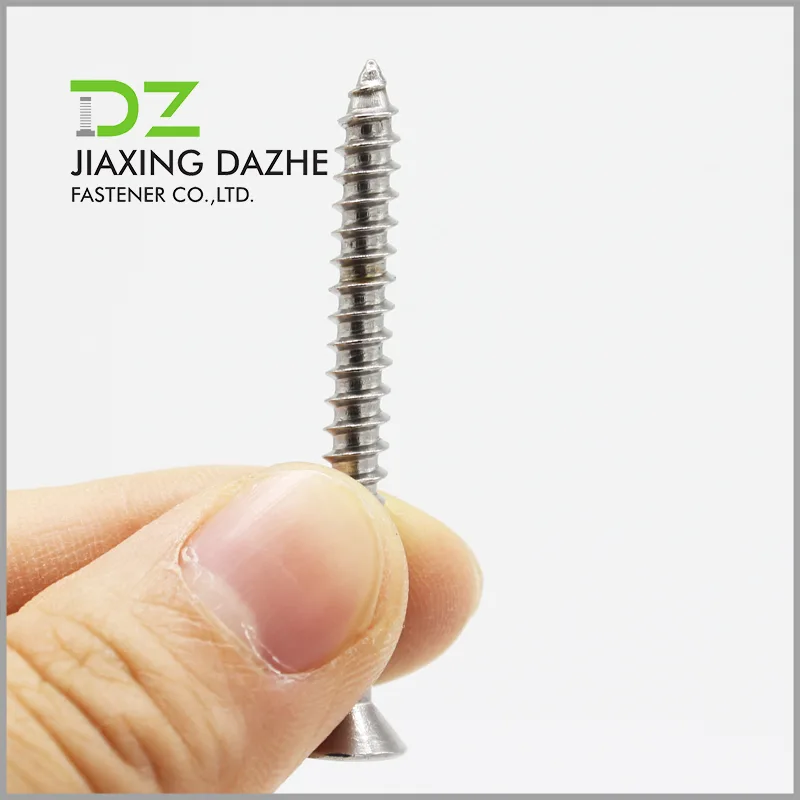 Square Slot Flat Head Self Tapping Screw